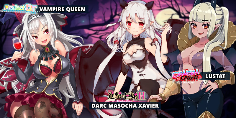 Image showing various vampire girls in multiple games