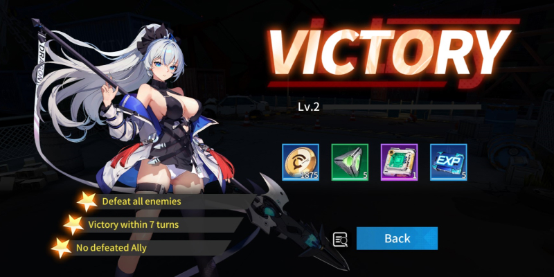 Image showing the victory screen from Soul Descent