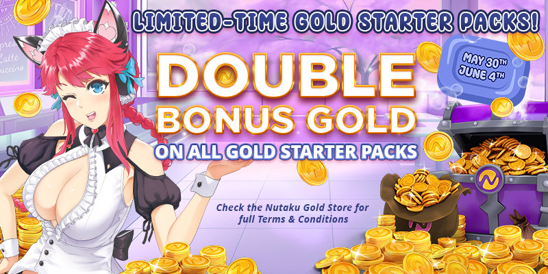 Image montrant la promotion du pack de démarrage qui se déroule sur le Gold Store