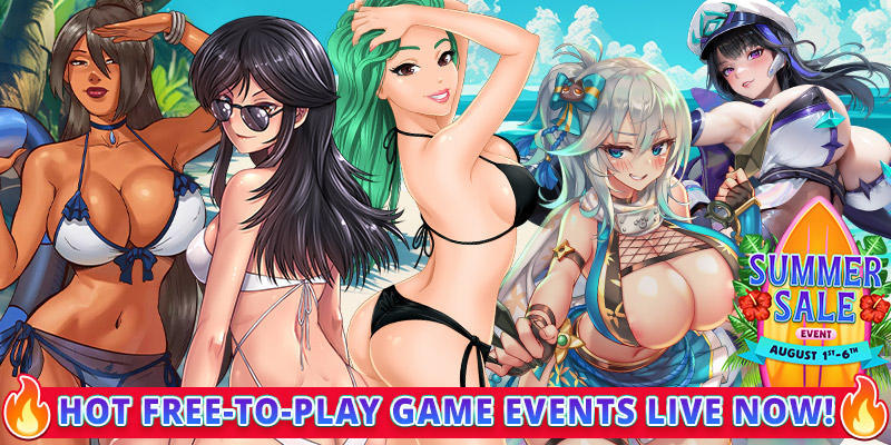 Image showing some of the free to play characters of games taking part in the summer sale event