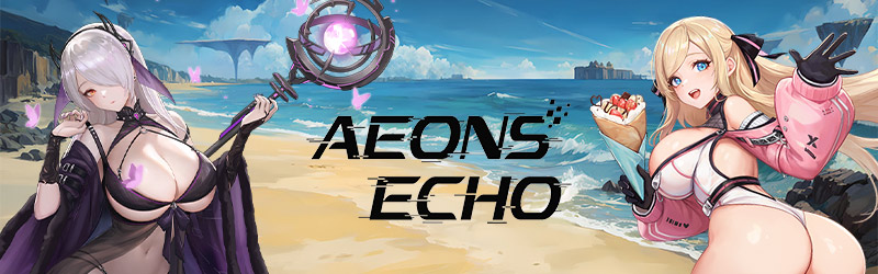 Image of Aeons Echo featuring some of the waifus from the game