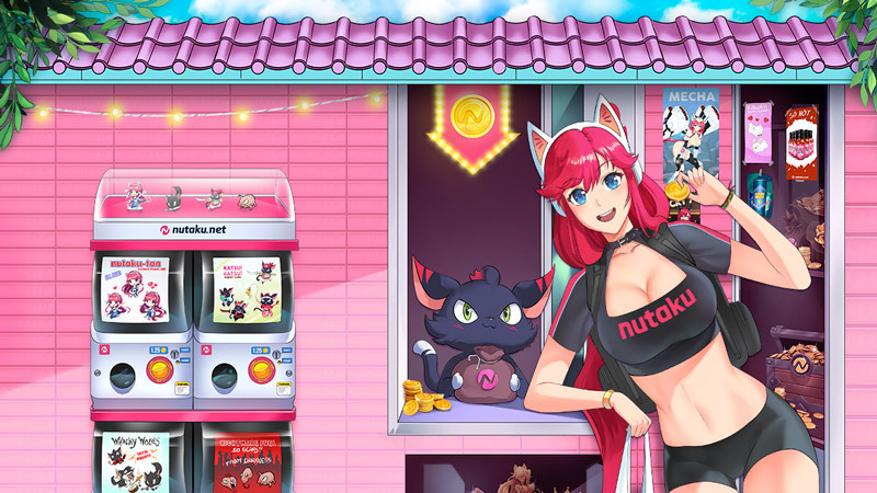 Nutaku-tan visita una tienda de artículos preciosos