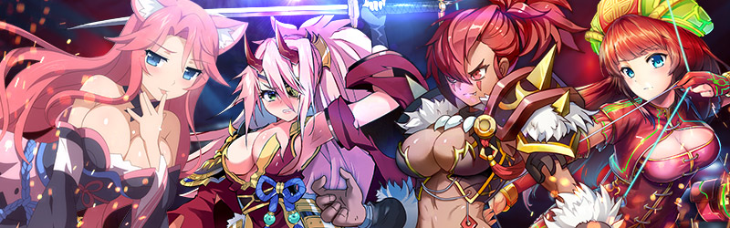 Banner de múltiples personajes de RPG