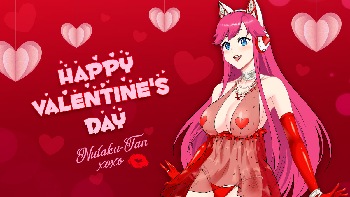 Nutaku-tan Wishes you a happy Valentine's Day