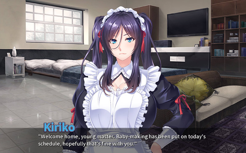 Kiriko del juego hentai Maid for Pleasure