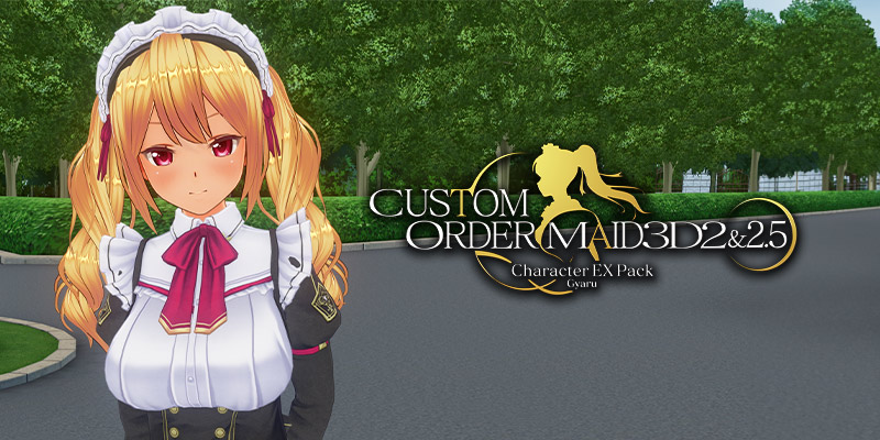 Image montrant le magnifique Gyaru de l'extension Custom Order Maid 3D2