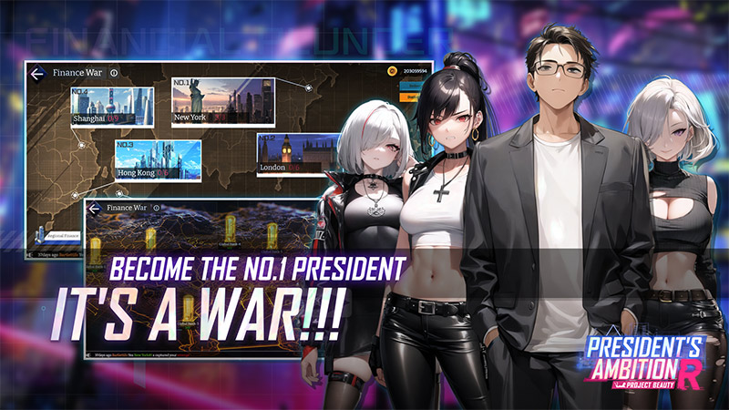 Bild, das das Gameplay von President's Ambition zeigt