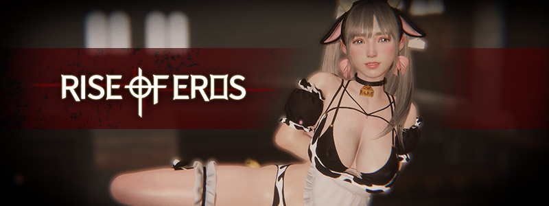 Image showing one of the cute girls you are able to unlock in Rise of Eros