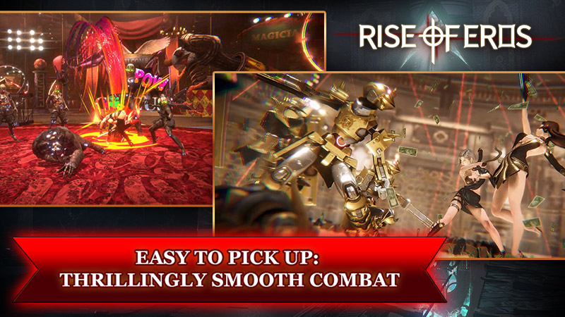 Image showing some of the fighting gameplay in Rise of Eros