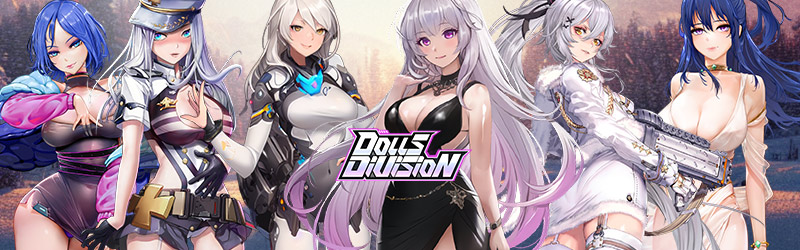 Image montrant diverses poupées dans le jeu gratuit Dolls Division