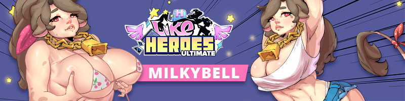 Milkybell del juego hentai Like Heroes: Ultimate