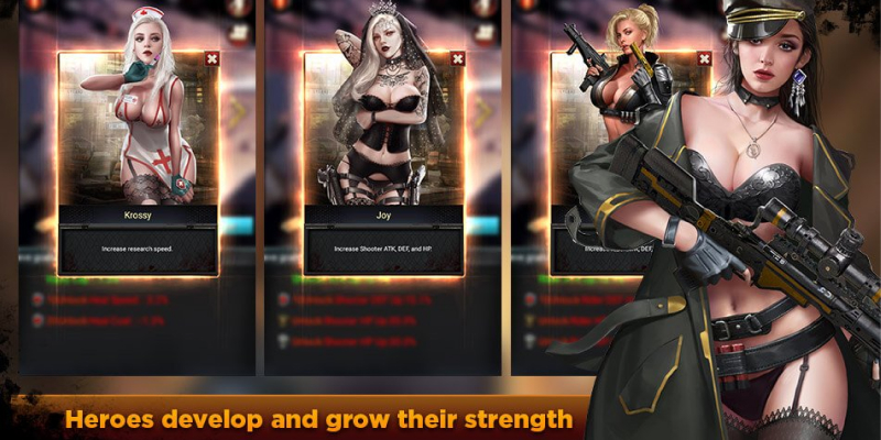 Image showing some of the many ladies from King of wasteland