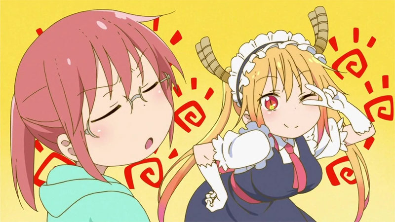 Obraz Tohru w anime Miss Kobayashi's Dragon Maid