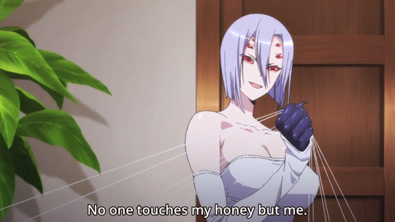 Rachnera Arachnera en Monster Musume