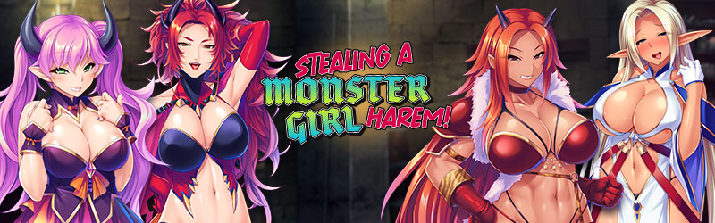 Ein Monster Girl Harem Banner stehlen