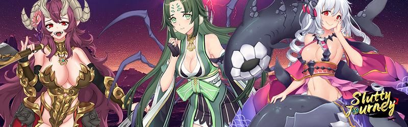 Image montrant le monstre waifus du jeu Slutty Journey